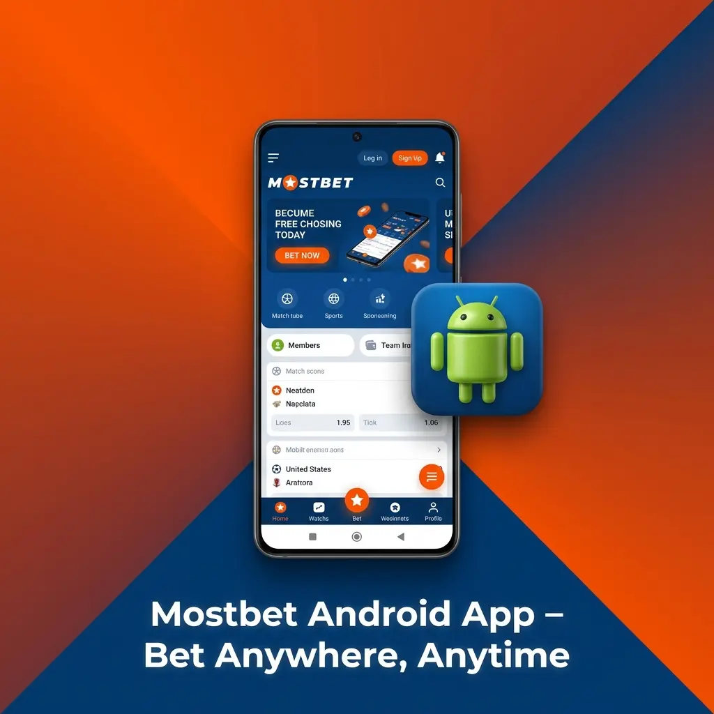 Mostbet Android app for mobile betting and casino games, free to download and use anywhere anytime